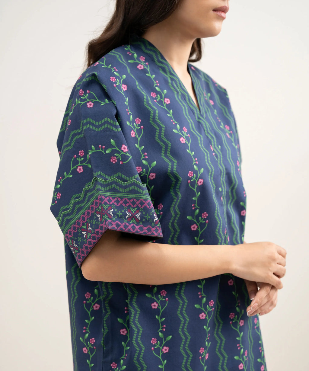 SAPPHIRE PRINTED LAWN U2D-DDS26V3-14 2PC