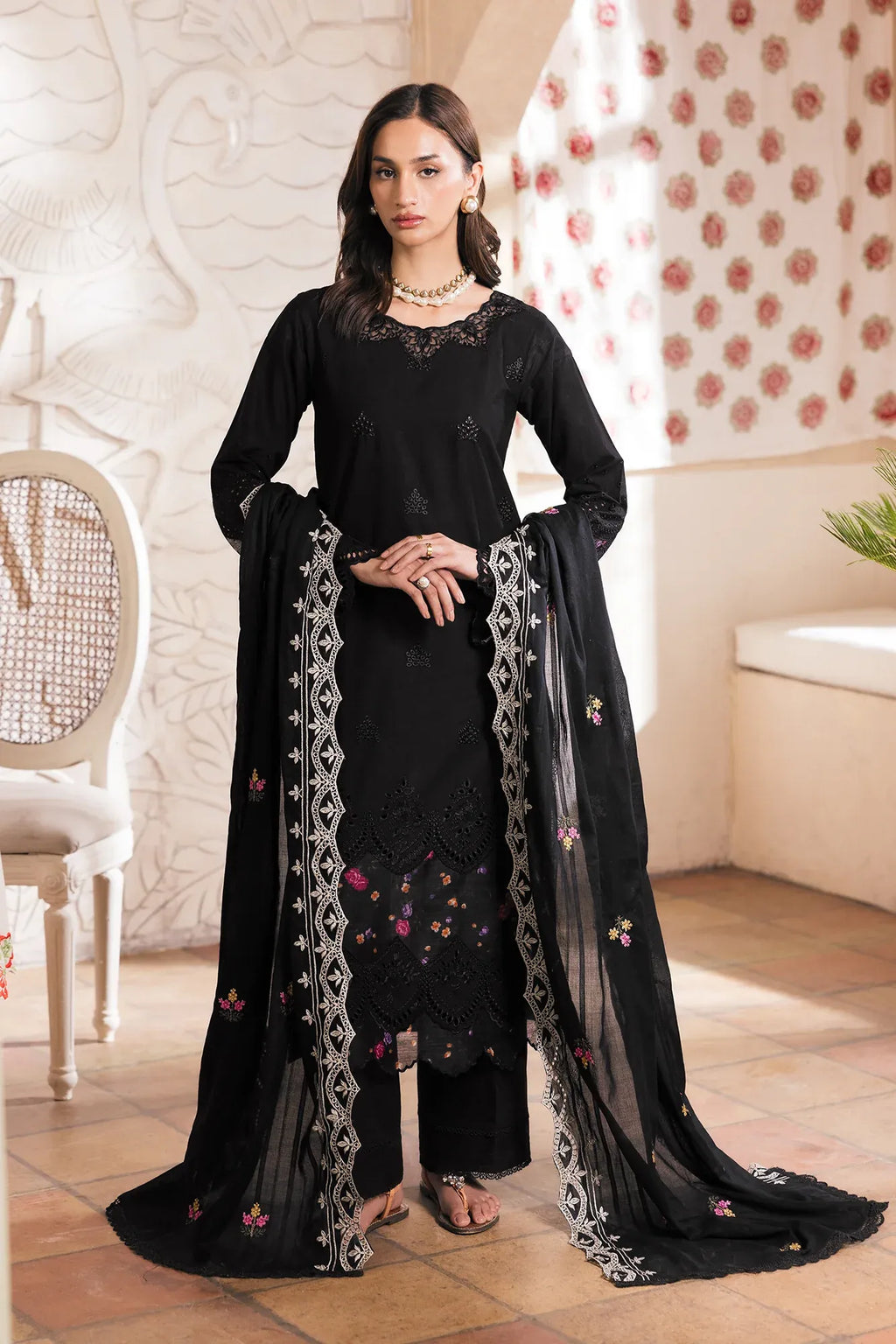 RAJBARI NISSA SUMMER CHIKANKARI D-11