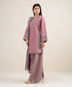 SAPPHIRE PRINTED LAWN U3PE-SGS26V3-28 3PC