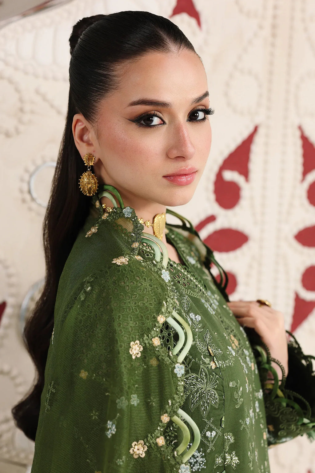 STITCHED BY CC QALAMKAR FESTIVE VESTA 3PC