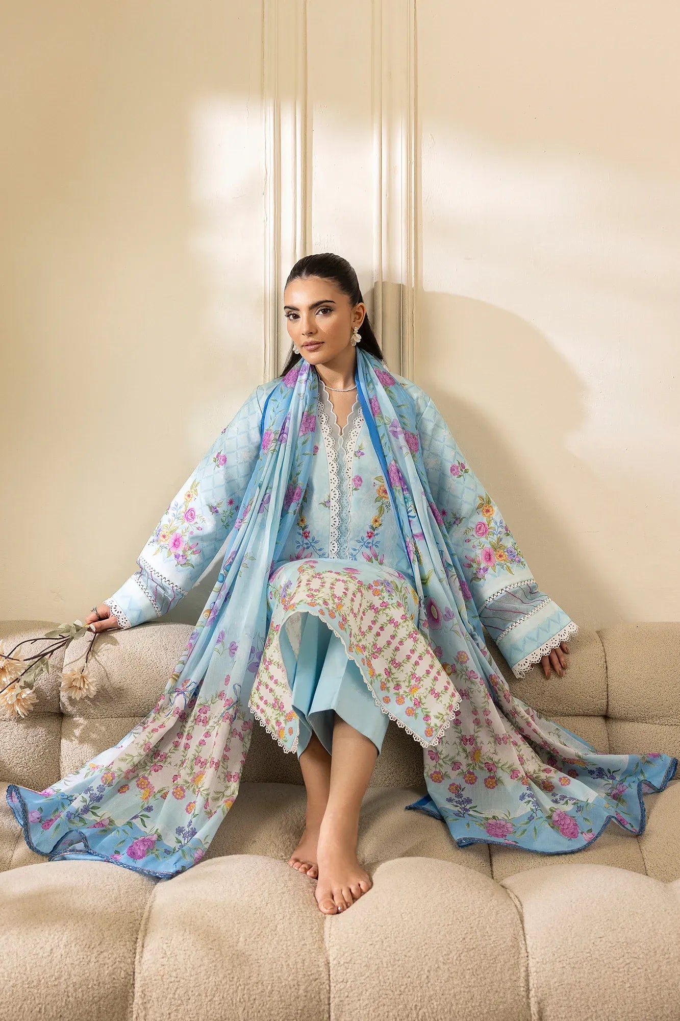 RAJBARI NISSA EXCLUSIVE SUMMER PRINTS D-08