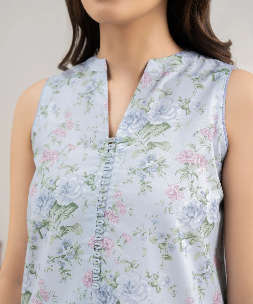 SAPPHIRE PRINTED LAWN U2D-DYS26V3-63 2PC