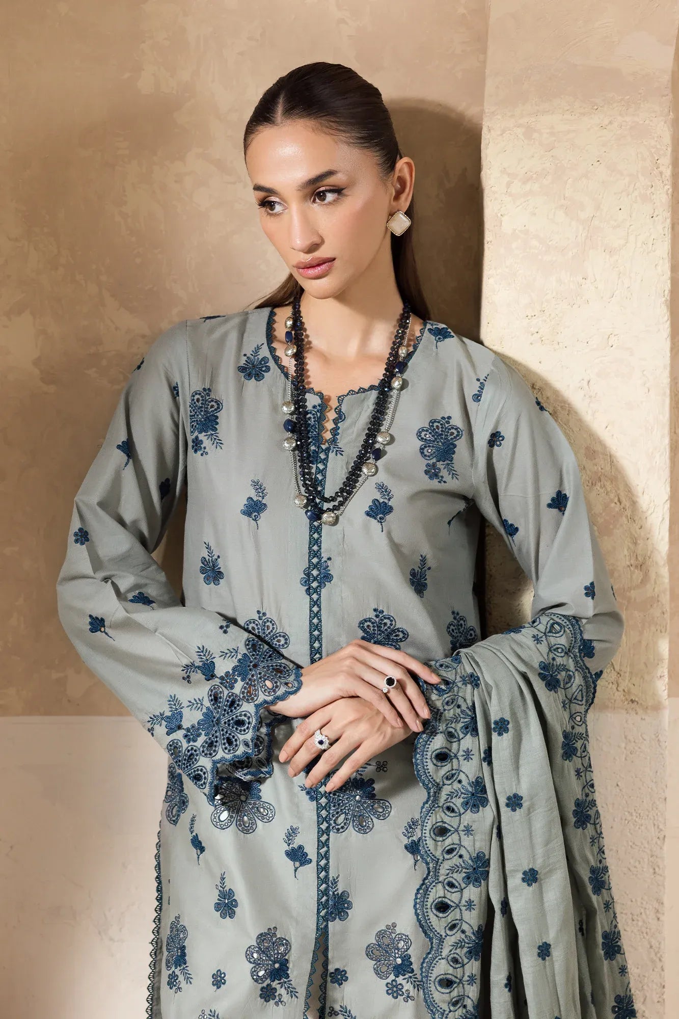 RAJBARI NISSA SUMMER CHIKANKARI D-10