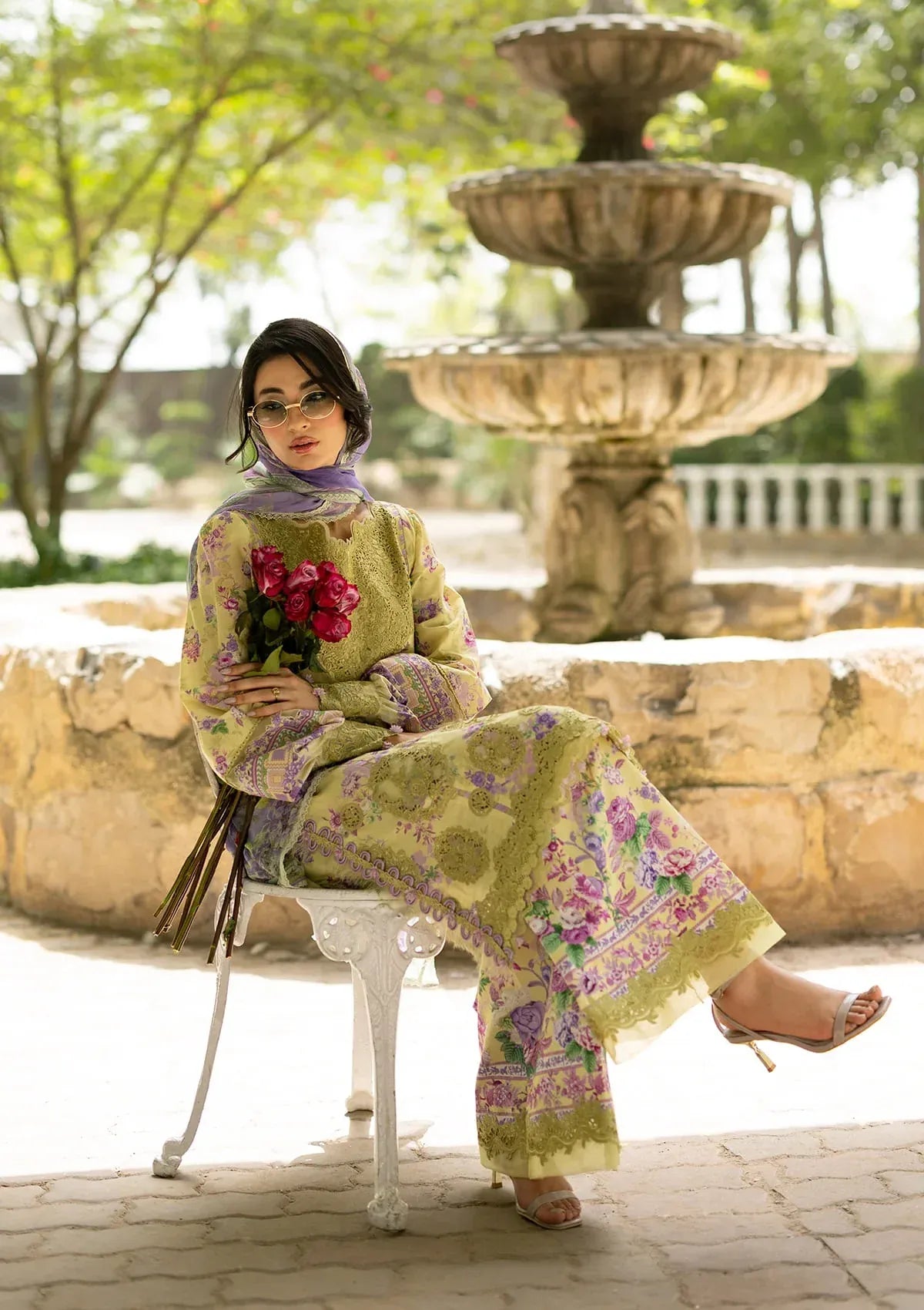 ELAF SIGNATURE EMB LAWN ESG-8A