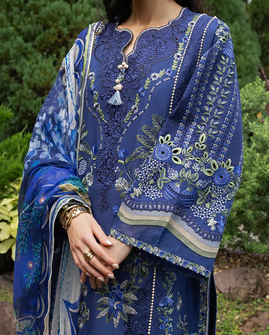 STITCHED BY CC ESMEL MON TRESOR LUXE LAWN ETE 3PC