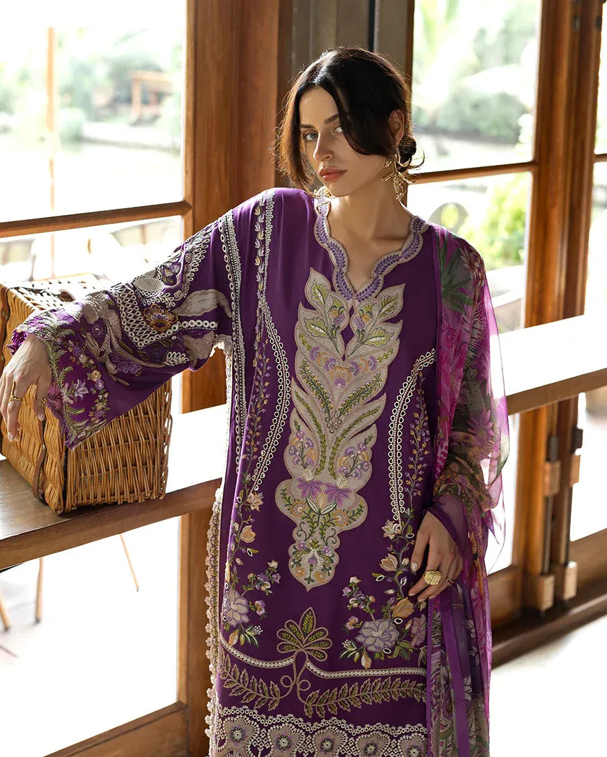 STITCHED BY CC ESMEL MON TRESOR LUXE LAWN AURA 3PC