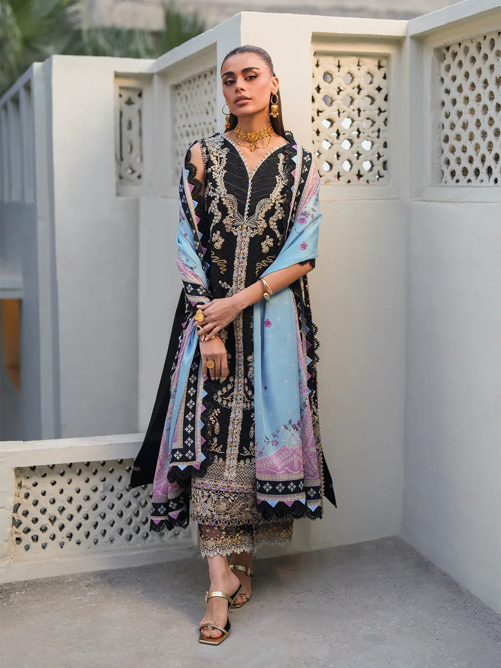 STITCHED BY CC BINILYAS HERITAGE DORE 171B 3PC