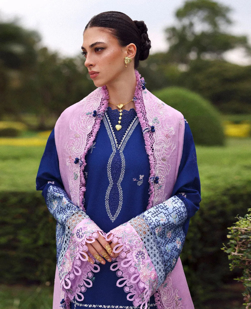 PUBLIC WOMENSWEAR LILAS SUMMER UNSTITCHED LAWN D-3B