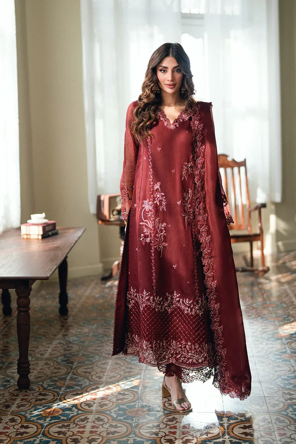 AZURE EID ENSEMBLES HIBISCUS