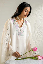 CROSS STITCH BLOOMING WHITE 2PC
