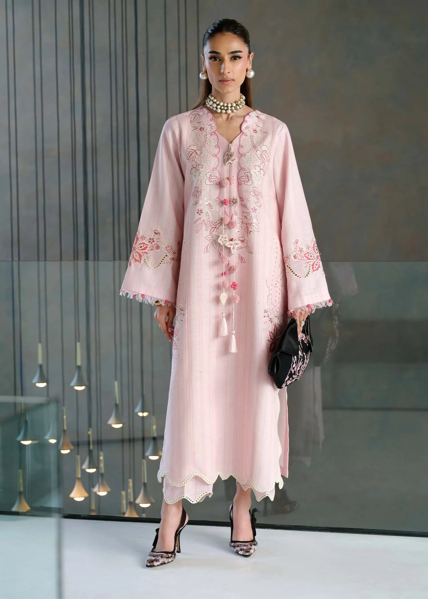 SAIRA SHAKIRA ZURI PINK 2PC