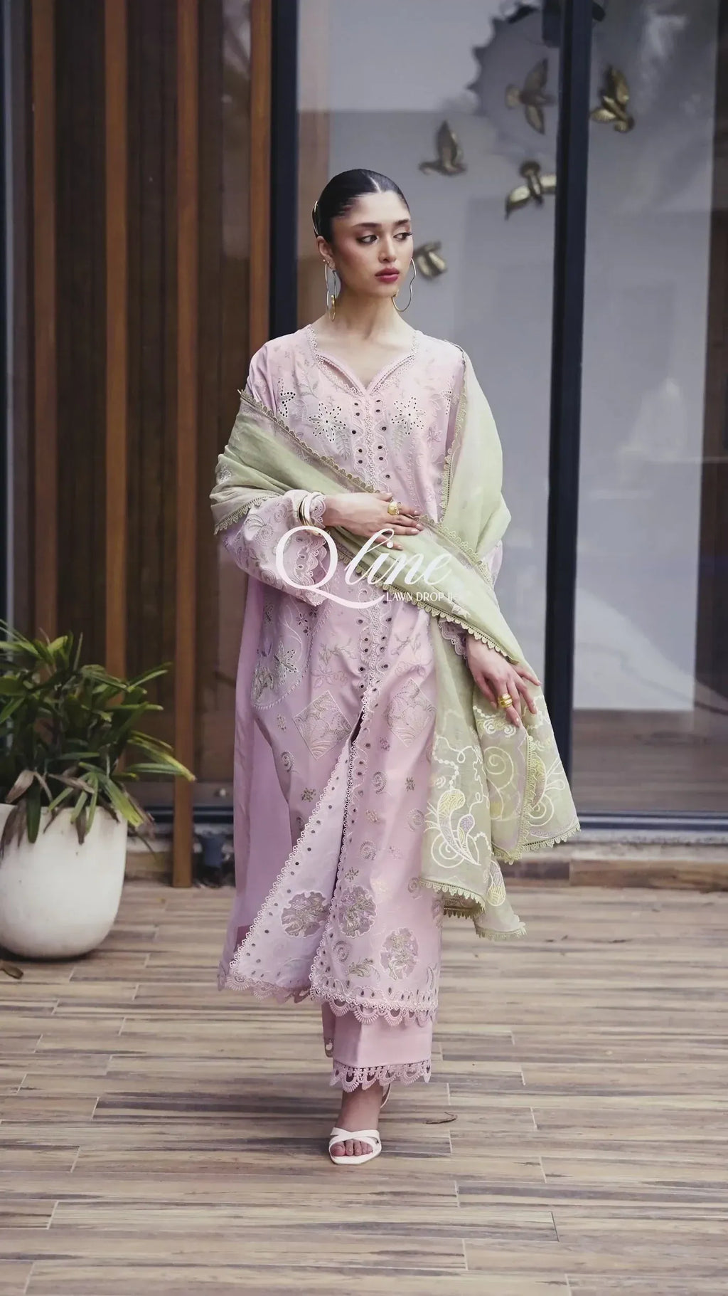 STITCHED BY CC QALAMKAR QLINE LAWN DROP QKL-12 3PC