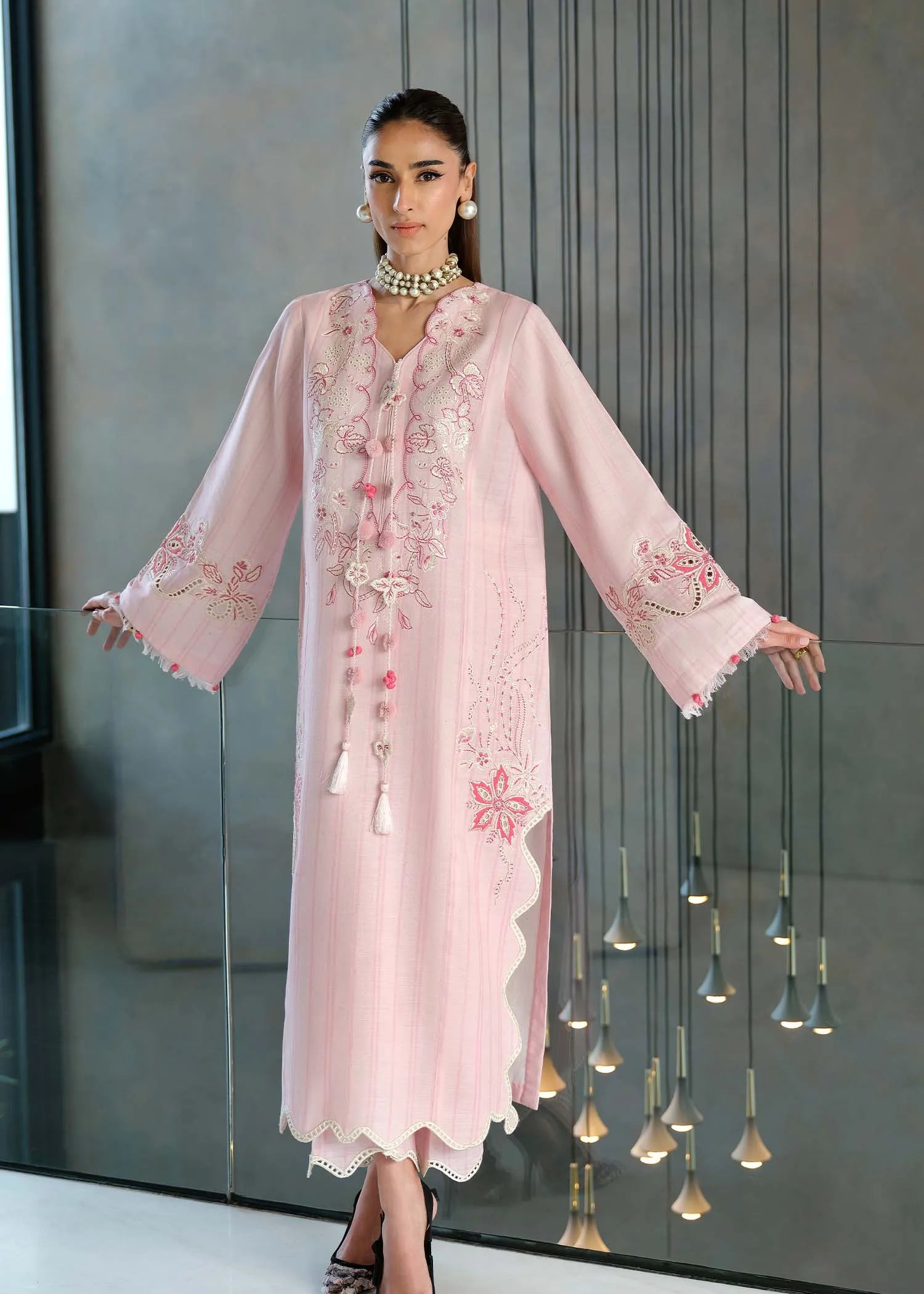SAIRA SHAKIRA ZURI PINK 2PC