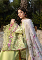 STITCHED BY CC ELAF PREMIUM CHIKANKARI ERC-2A 3PC