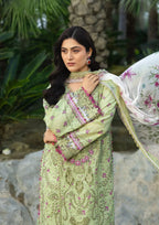 STITCHED BY CC ELAF PREMIUM CHIKANKARI ERC-2A 3PC