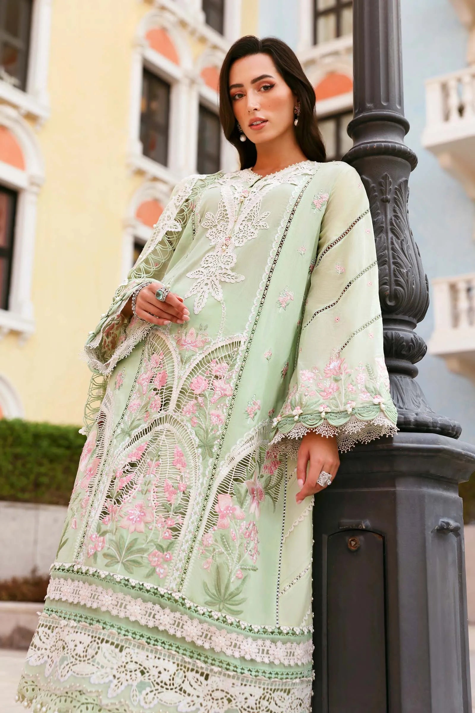 STITCHED BY CC MARIA.B. LUXURY LAWN D-11A 3PC