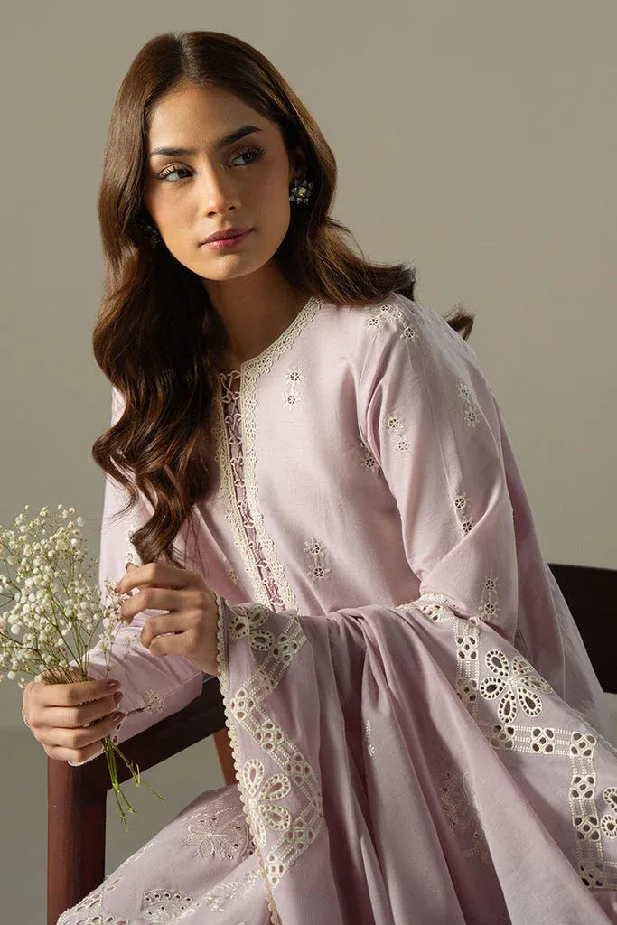 STITCHED BY CC D-06 LILAC BLOOM CS 3PC
