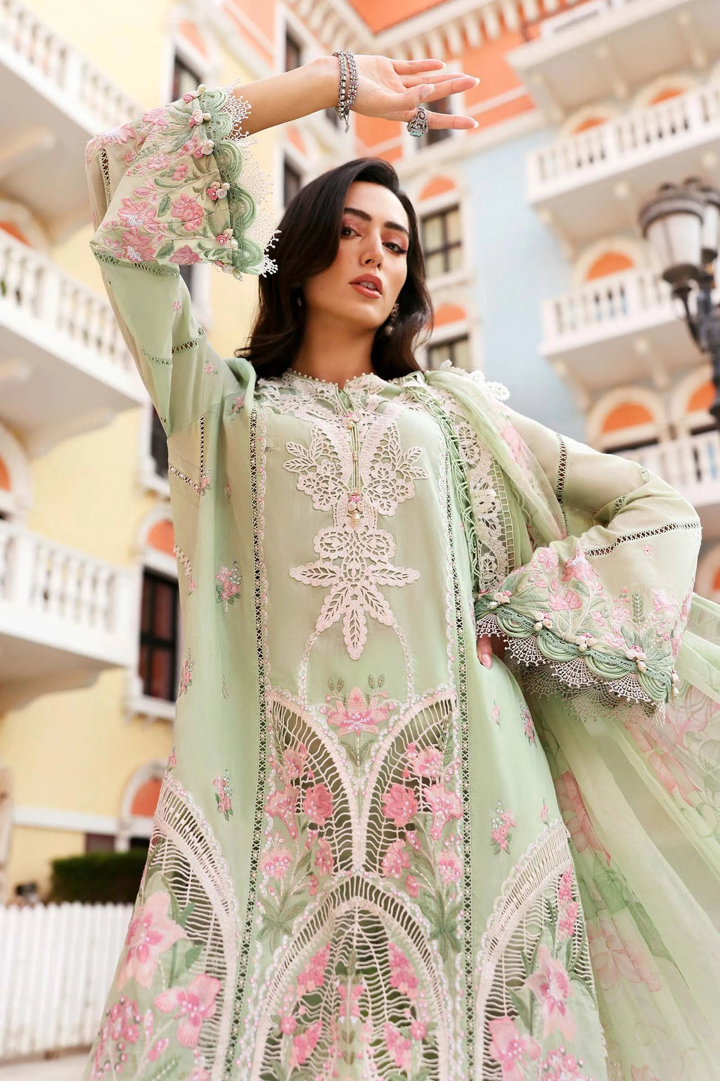 STITCHED BY CC MARIA.B. LUXURY LAWN D-11A 3PC