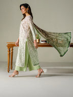 FAIZA FAISAL FNF PRINTS SAGE WHISPER