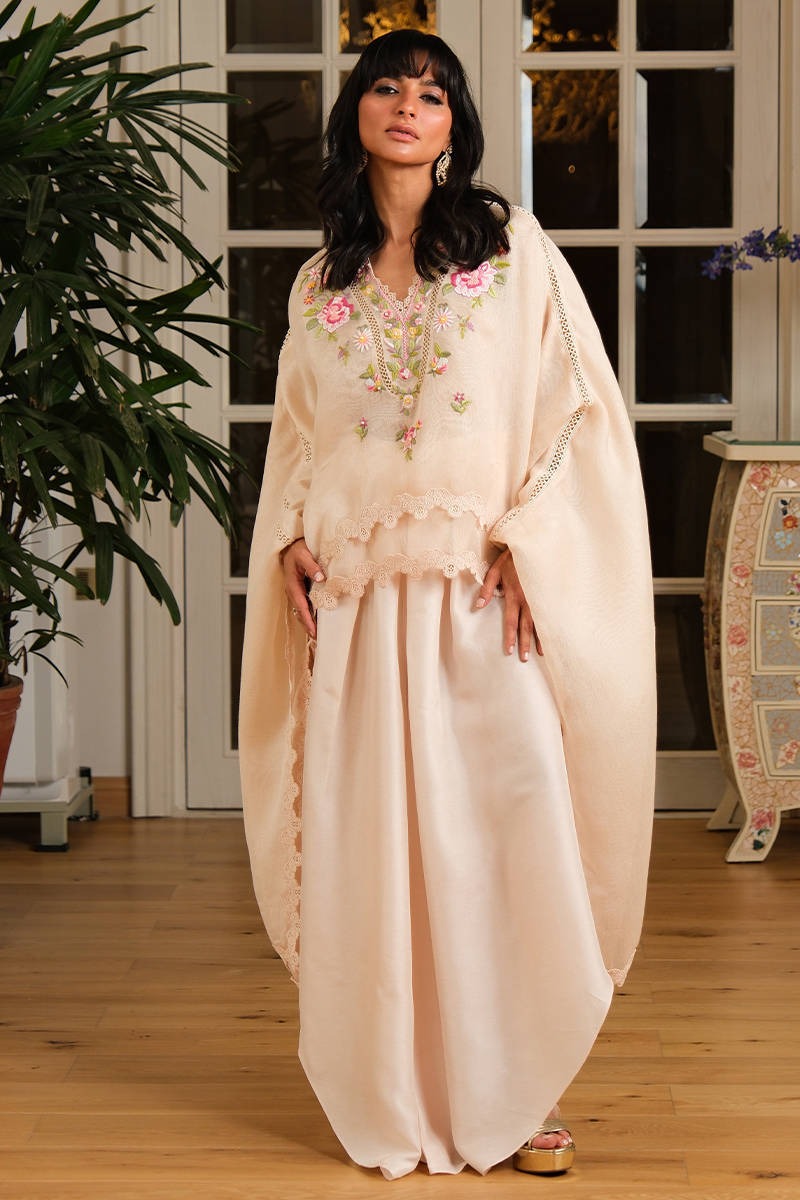 FARIDA HASAN BLUSH CAP 2PC