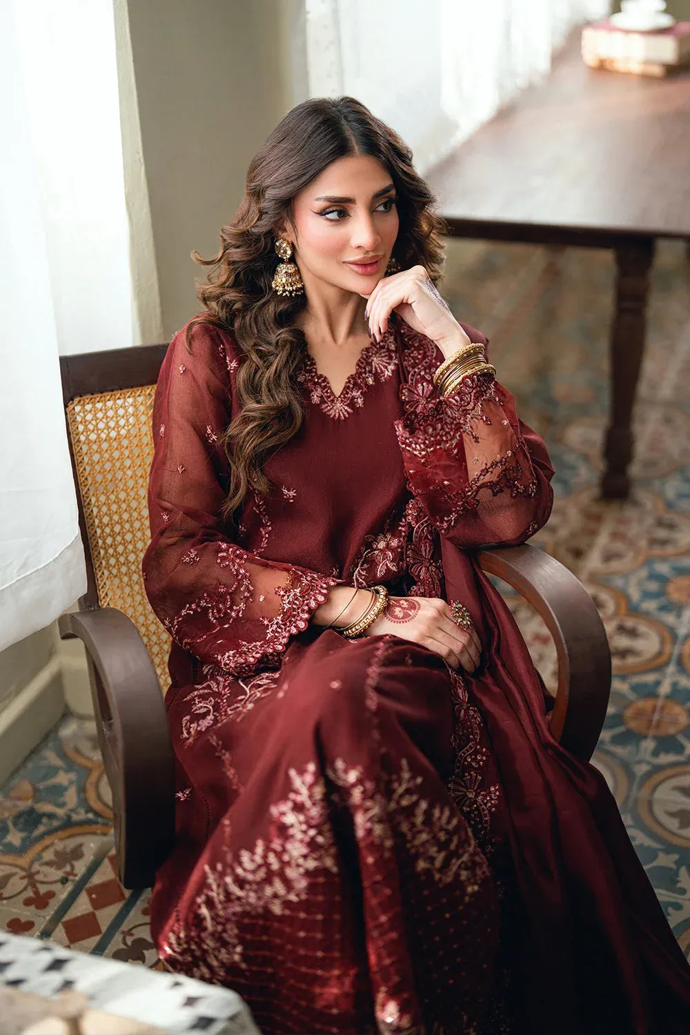 AZURE EID ENSEMBLES HIBISCUS