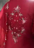 STITCHED BY CC SARDINIA TALES OF PETALS FLORAL FUCHSIA 3PC