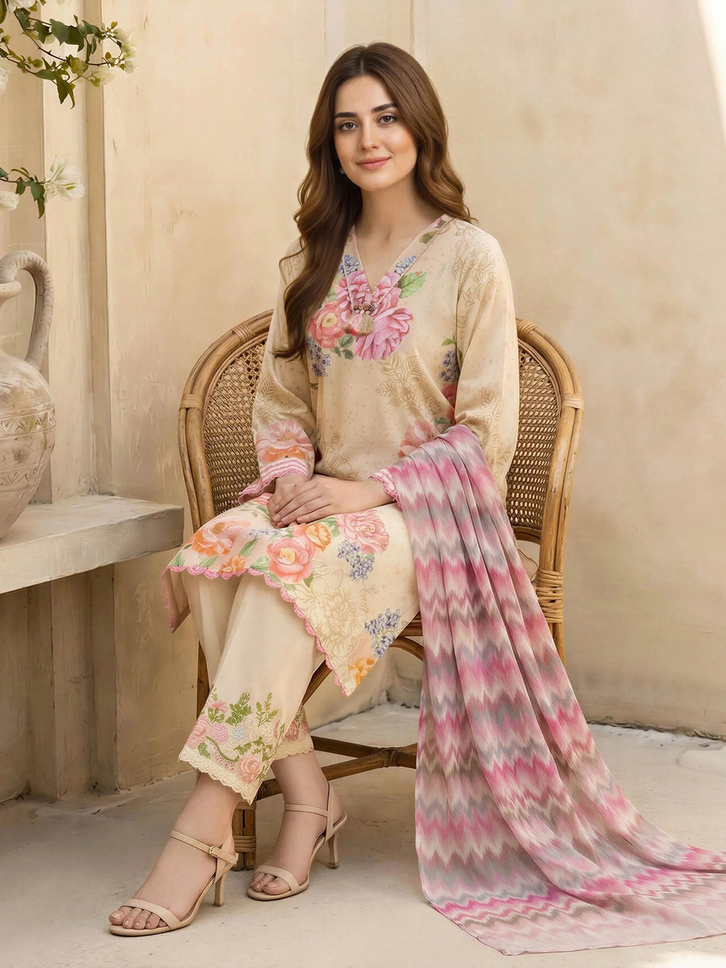 LIMELIGHT U5077 BEIGE 3PC