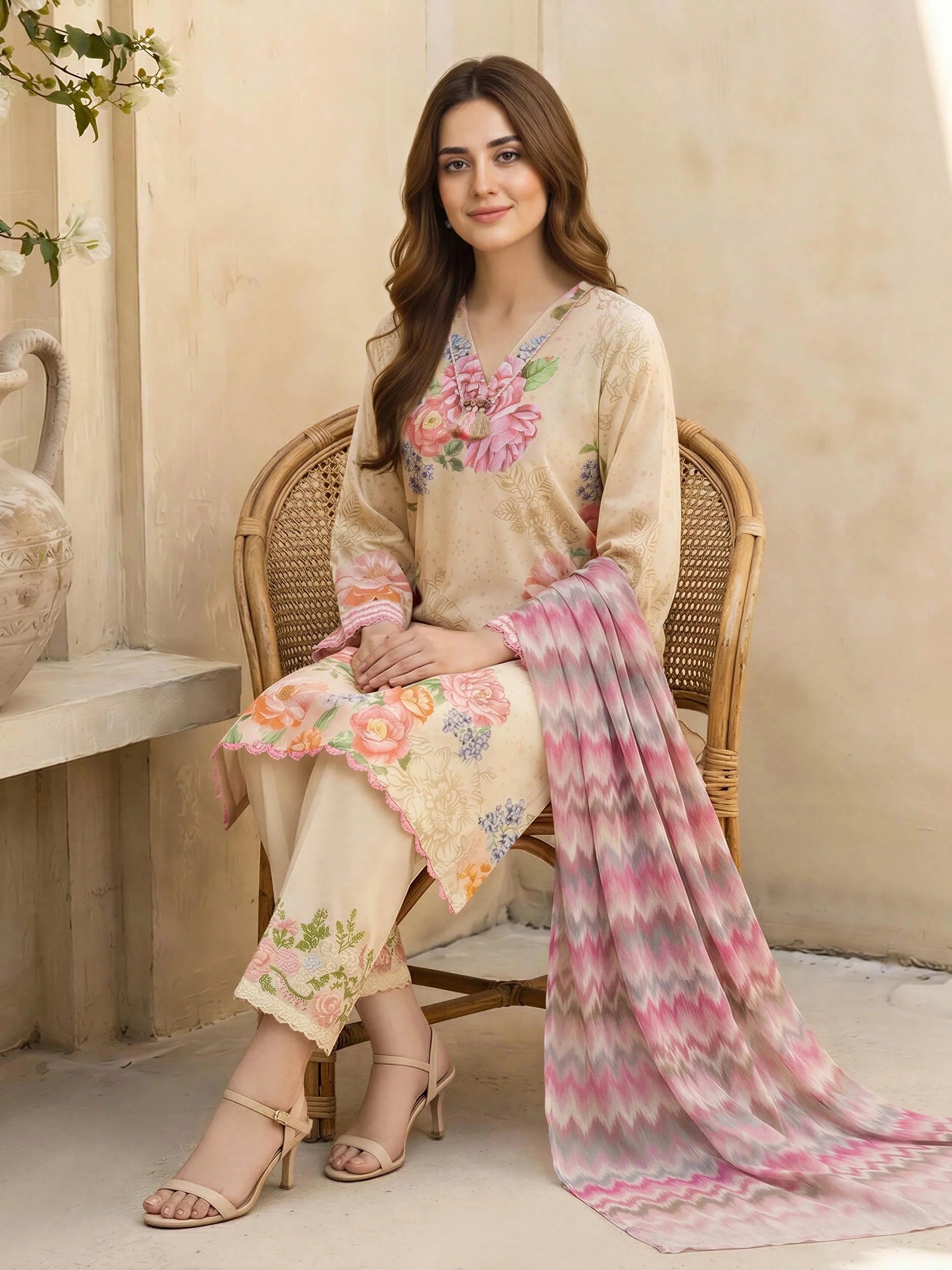 LIMELIGHT U5077 BEIGE 3PC