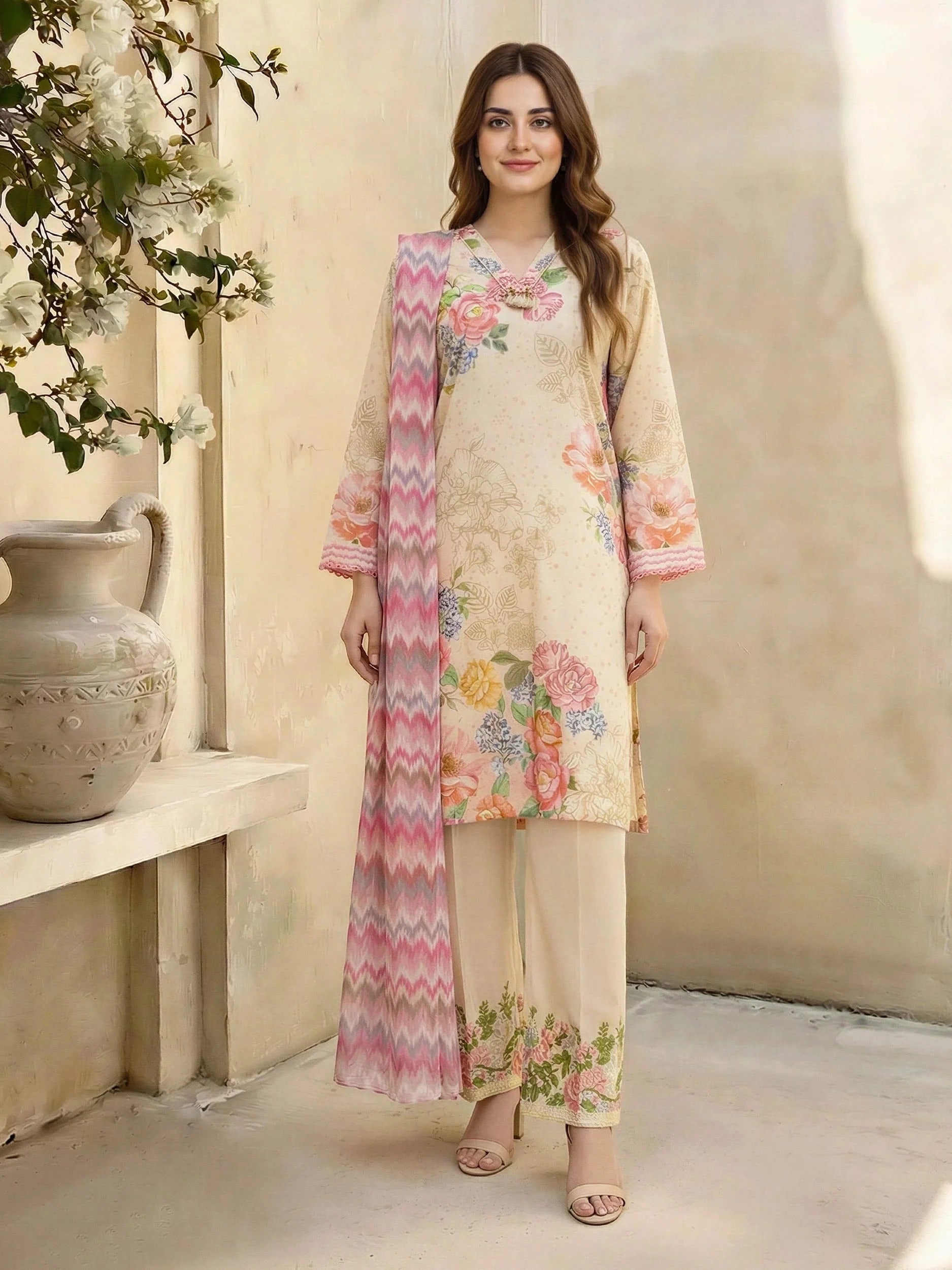 LIMELIGHT U5077 BEIGE 3PC