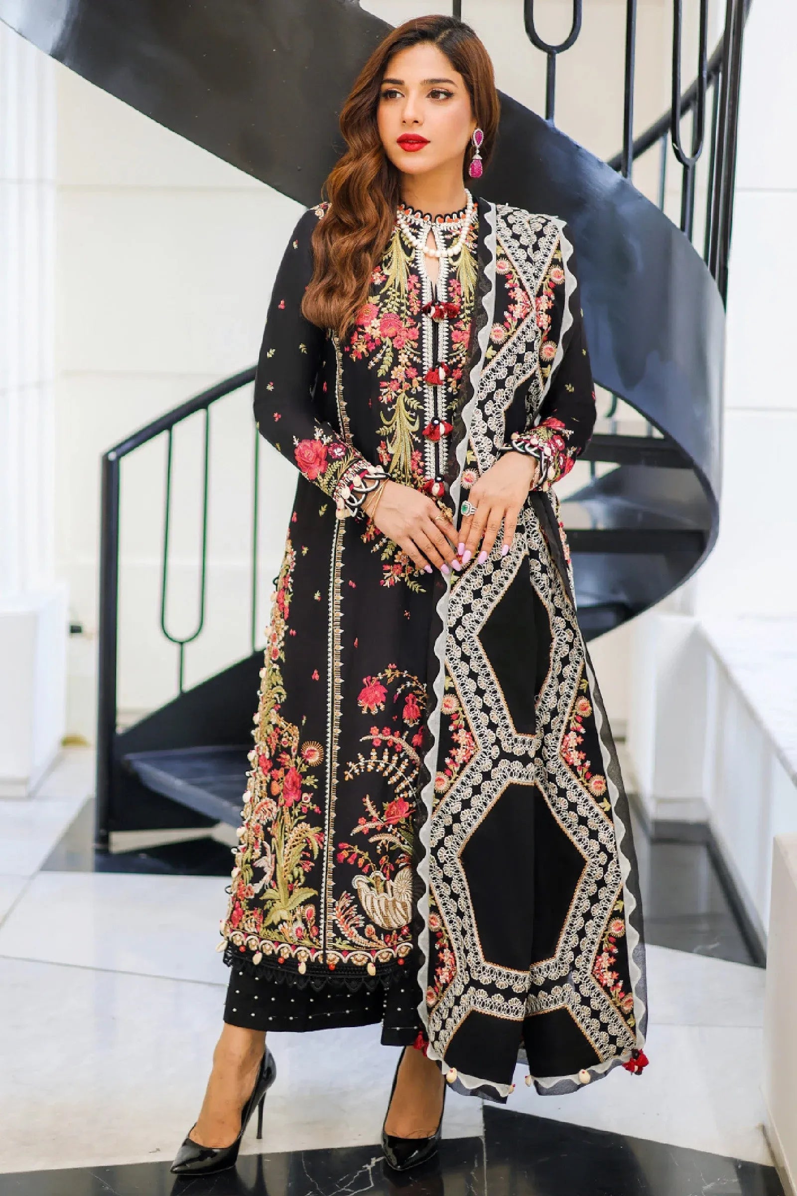 STITCHED BY CC EL22-012A ELAN LAWN 3PC