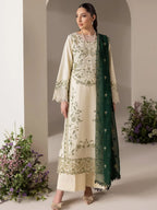 RAJBARI EXCLUSIVE EMBROIDERED CHIFFON D-05