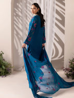 RAJBARI EXCLUSIVE EMBROIDERED CHIFFON D-11