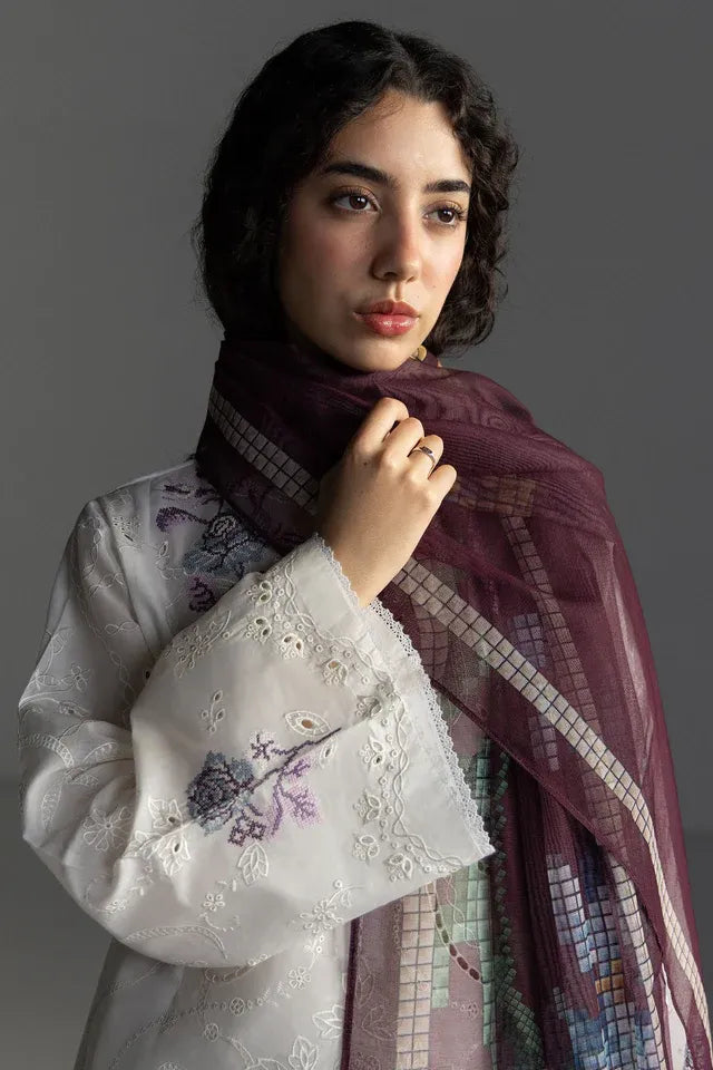 ZARA SHAHJAHAN COCO LAWN SUNE-10B