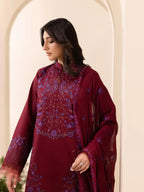 RAJBARI EXCLUSIVE EMBROIDERED CHIFFON D-08