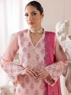 RAJBARI EXCLUSIVE EMBROIDERED CHIFFON D-02