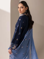 RAJBARI EXCLUSIVE EMBROIDERED CHIFFON D-07