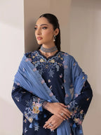 RAJBARI EXCLUSIVE EMBROIDERED CHIFFON D-07