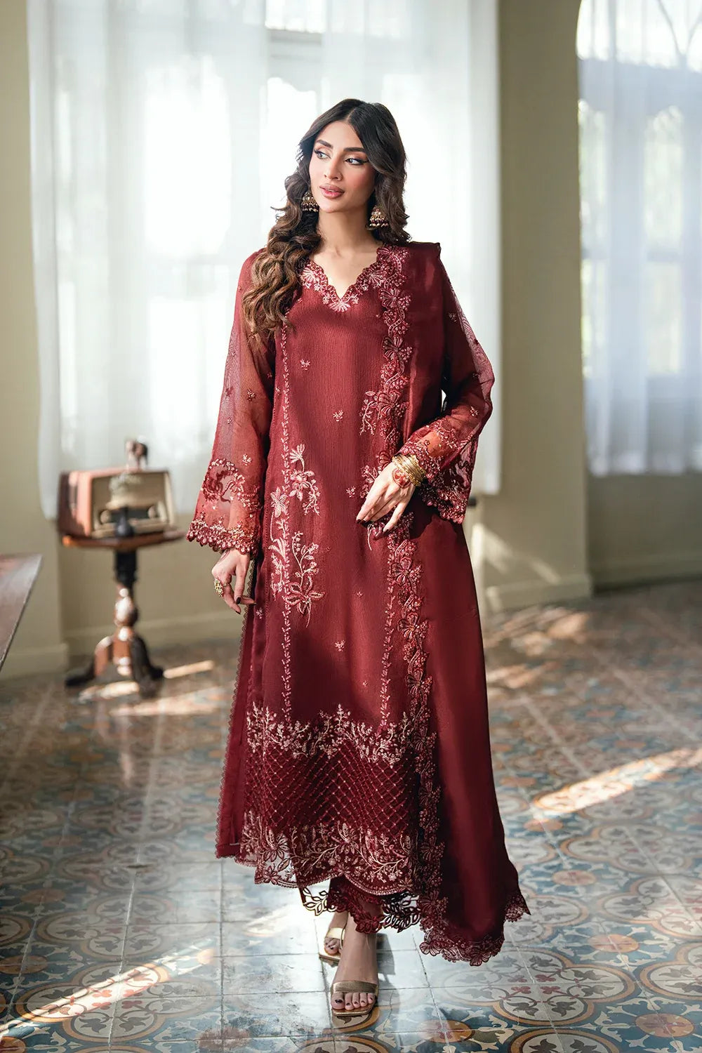 AZURE EID ENSEMBLES HIBISCUS