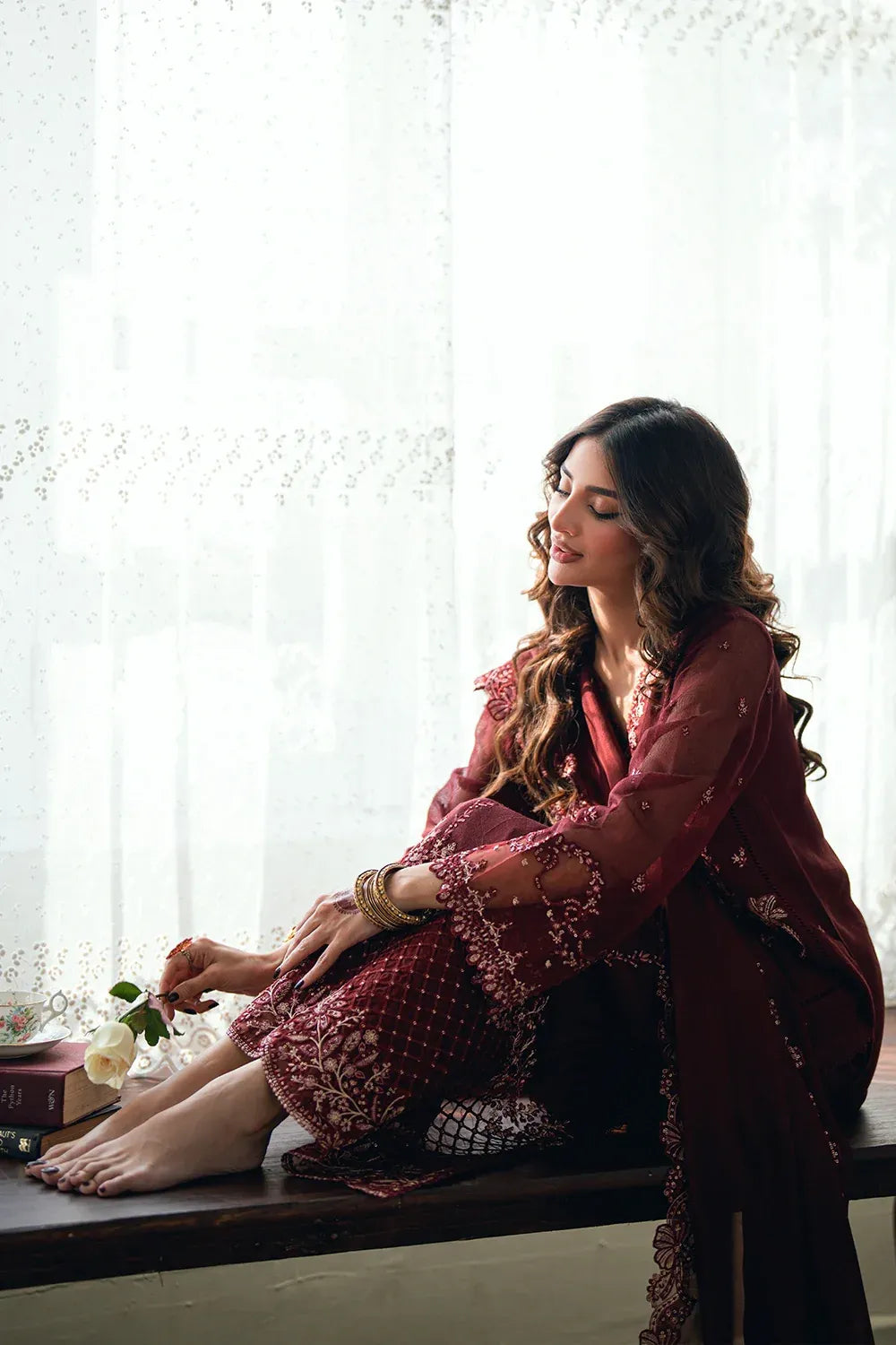 AZURE EID ENSEMBLES HIBISCUS