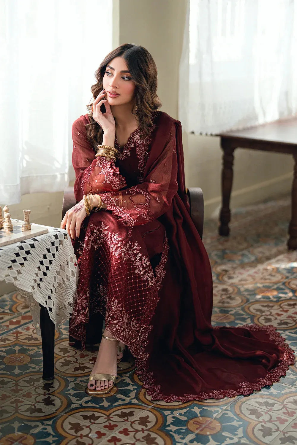 AZURE EID ENSEMBLES HIBISCUS