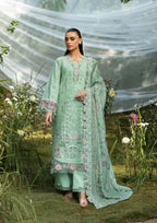 STITCHED BY CC ELAF LUXURY LAWN UNSTITCHED ELQ-3A 3PC