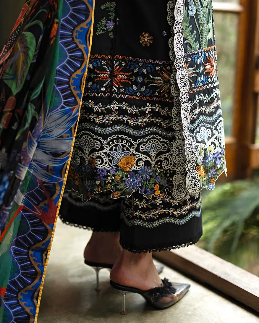 STITCHED BY CC ESMEL MON TRESOR LUXE LAWN SIA 3PC