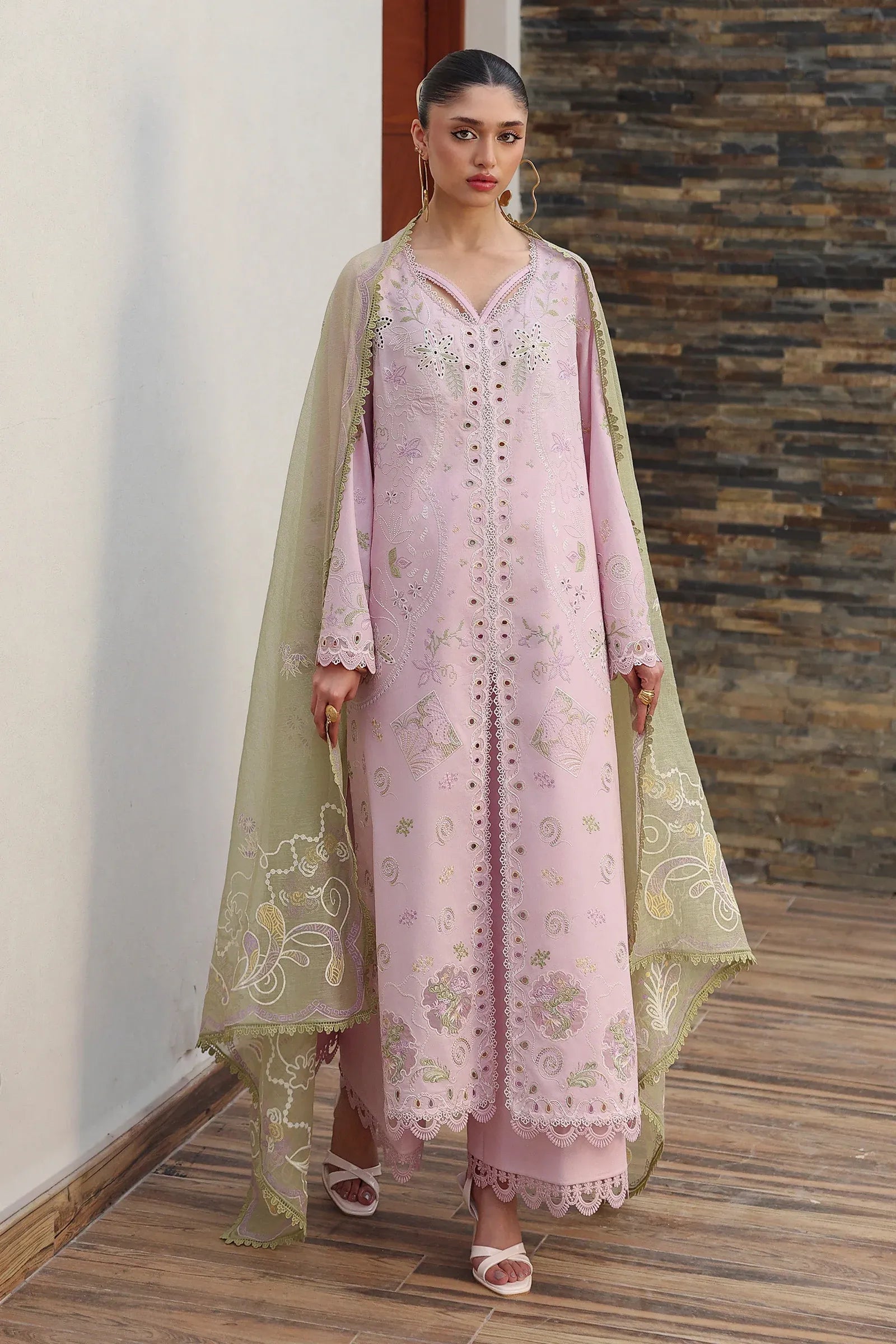 STITCHED BY CC QALAMKAR QLINE LAWN DROP QKL-12 3PC