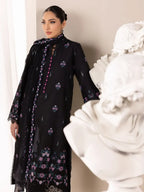 RAJBARI EXCLUSIVE EMBROIDERED CHIFFON D-01