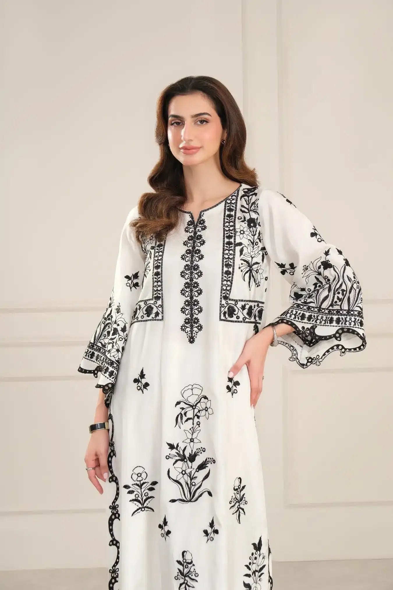 NOOR BY SAADIA ASAD D-05 - WHITE