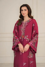 NOOR BY SAADIA ASAD D-04 GARNET RED