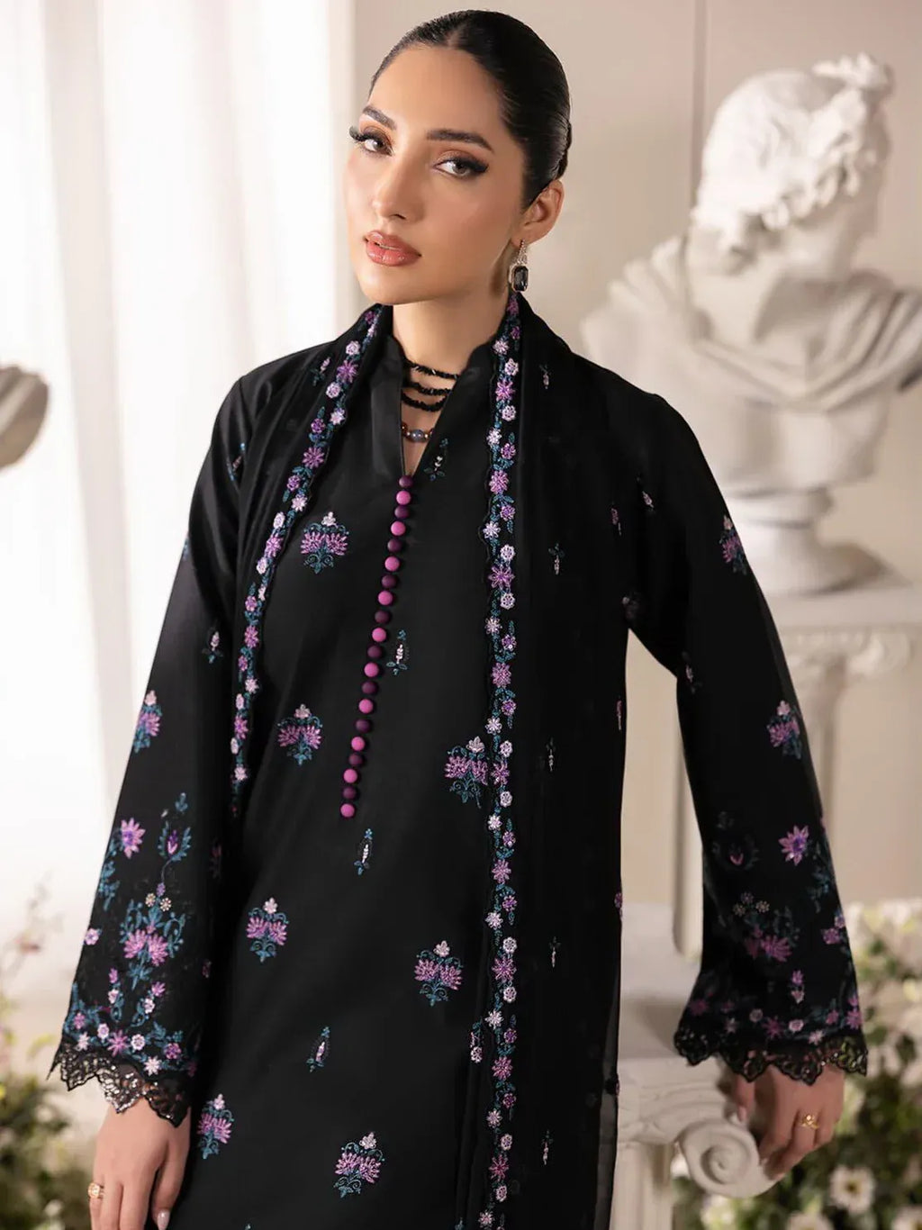 STITCHED BY CC RAJBARI EXCLUSIVE EMBROIDERED D-01 3PC