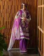 STITCHED BY CC ESMEL MON TRESOR LUXE LAWN AURA 3PC