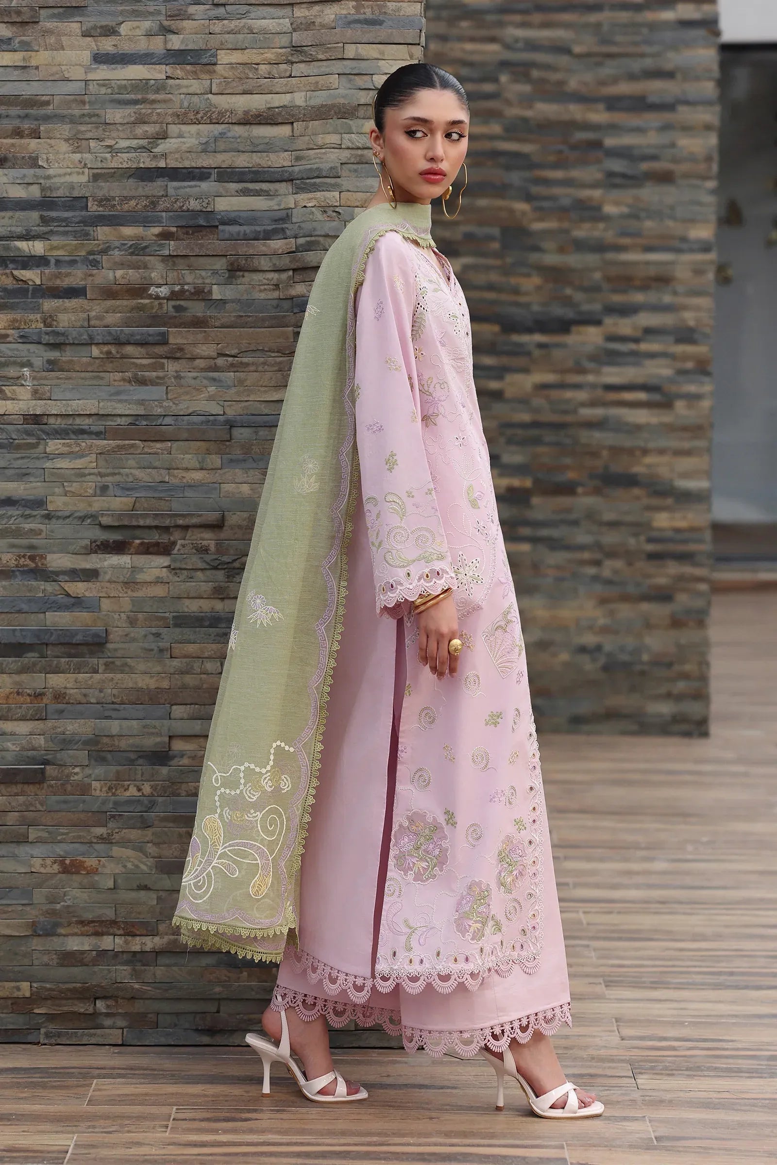 STITCHED BY CC QALAMKAR QLINE LAWN DROP QKL-12 3PC