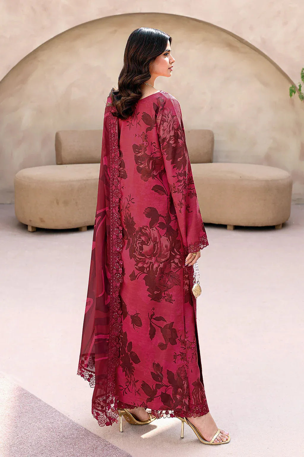 RAMSHA NAQSH EMBROIDERED RAWSILK RS-04